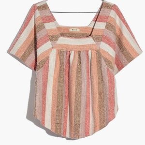 Madewell Texture and Thread Butterfly Top | Size M